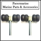 Pair Boat Trailer Double Roller Top Stem Replacement Boat Trailer