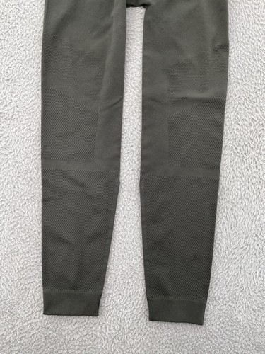 Adidas Leggings Donna Grandi Verde Oliva Abbigliamento Sportivo Palestra Corsa Donna - Foto 3 di 10