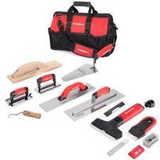 Goldblatt 2 Pieces Razor Blade Scraper Tool8 Pieces Masonry Set Finishing Trowel