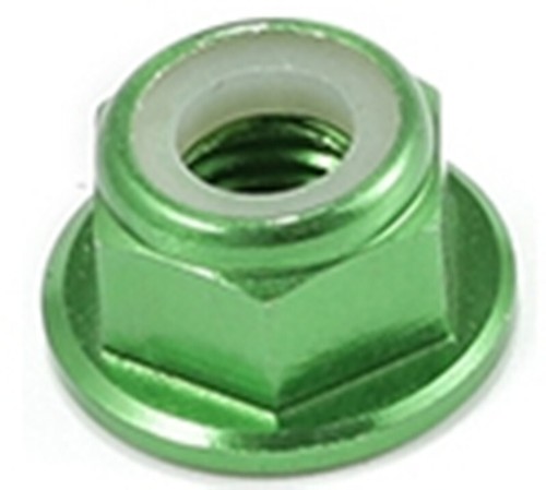 M2 M3 M4 M5 M6 M8 Flangia in lega di alluminio dado di bloccaggio in nylon, inserto in nylon dado di bloccaggio, - Foto 7 di 13