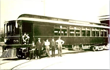 #55 Canton Massillon New Philly Railway Postcard Trolley Interurban RPPC Reprint