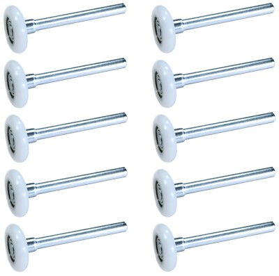 Heavy Duty 6200Z Precision Sealed 1.75'' Nylon Garage Door Roller 4'' Stem 10 PACK