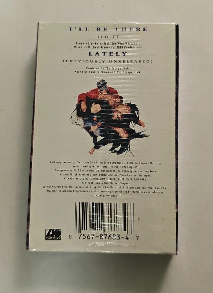 The Escape Club - I’ll Be There Cassette Single SEALED - Image 3 of 4