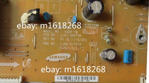 Marca Samsung Plasma Y Placa 42DH YM, LJ41-09479A, LJ92-01797A, REV1.7 REV1.9 - Imagen 2 de 6