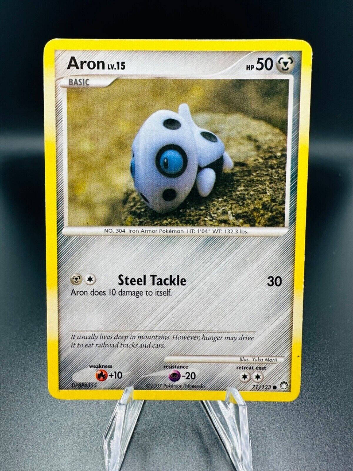 Pokemon TCG - Aron 71/123 - Mysterious Treasures 2007