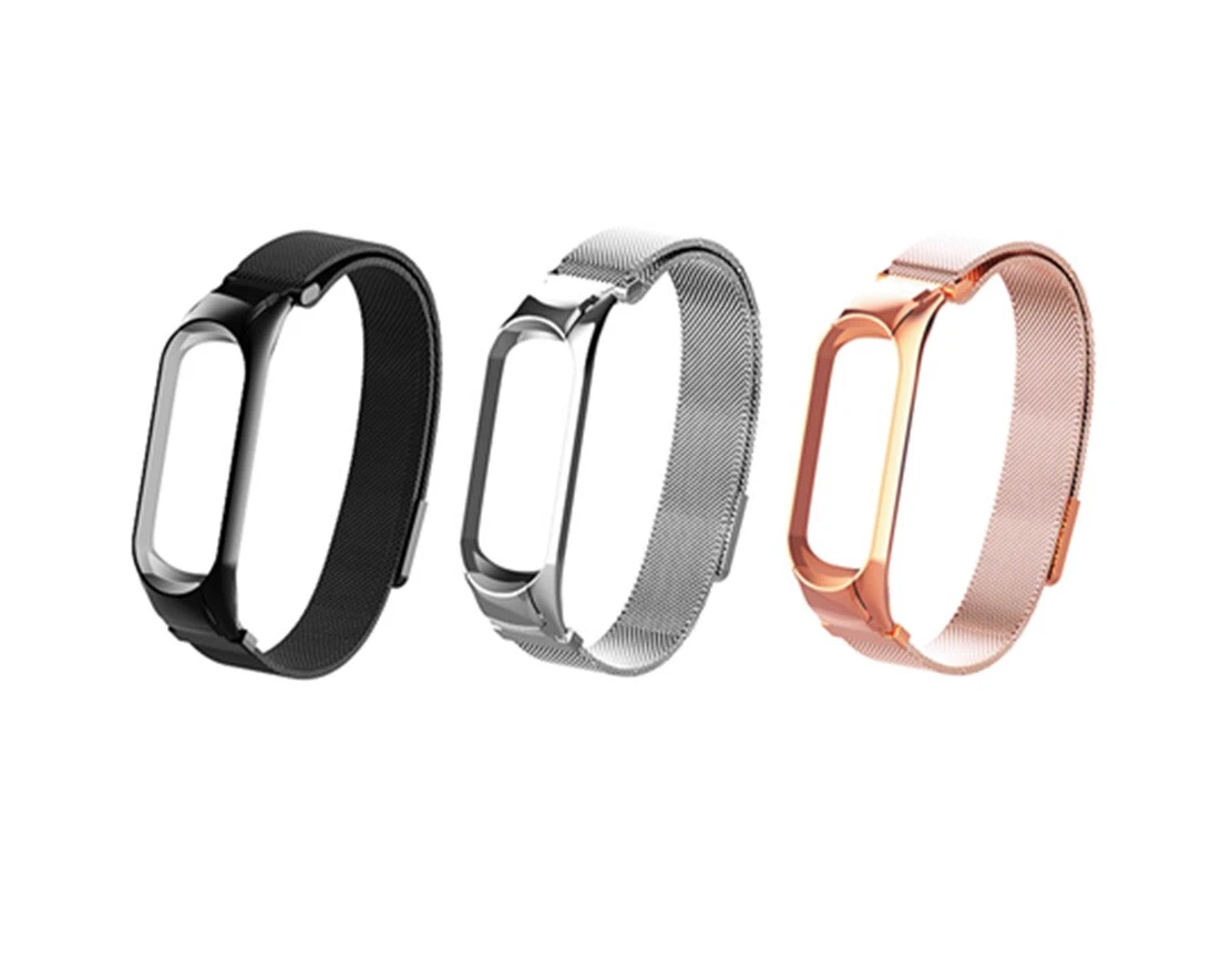 Correa Xiaomi Mi Band 4 / 3 Steel Oro Rosa, Accesorios pulseras de