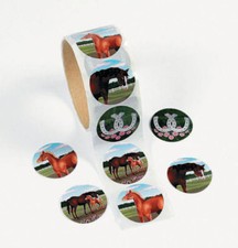 25 Horse Pony Stickers Teacher Supply Party Favors Farm Barn Western Theme