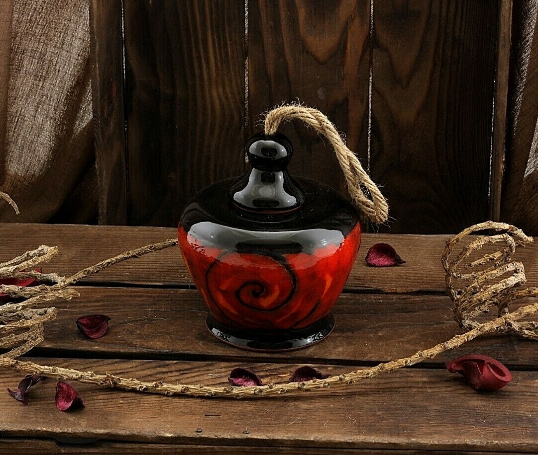 Ceramic Wind Chime,Handmade Ringing Bell, Ceramic garden decoration, Art Pottery