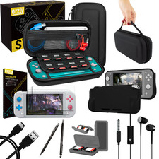 Switch Lite Essential Gaming Accessory Bundle Pack by Orzly