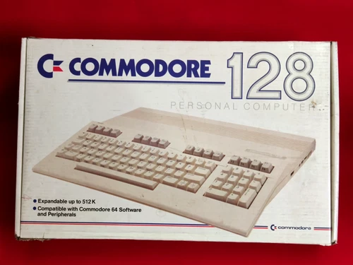 COMMODORE 128 BOX ORIGINALE RETROGAME RETRO COMPUTER C128 no amiga c64 cbm atari