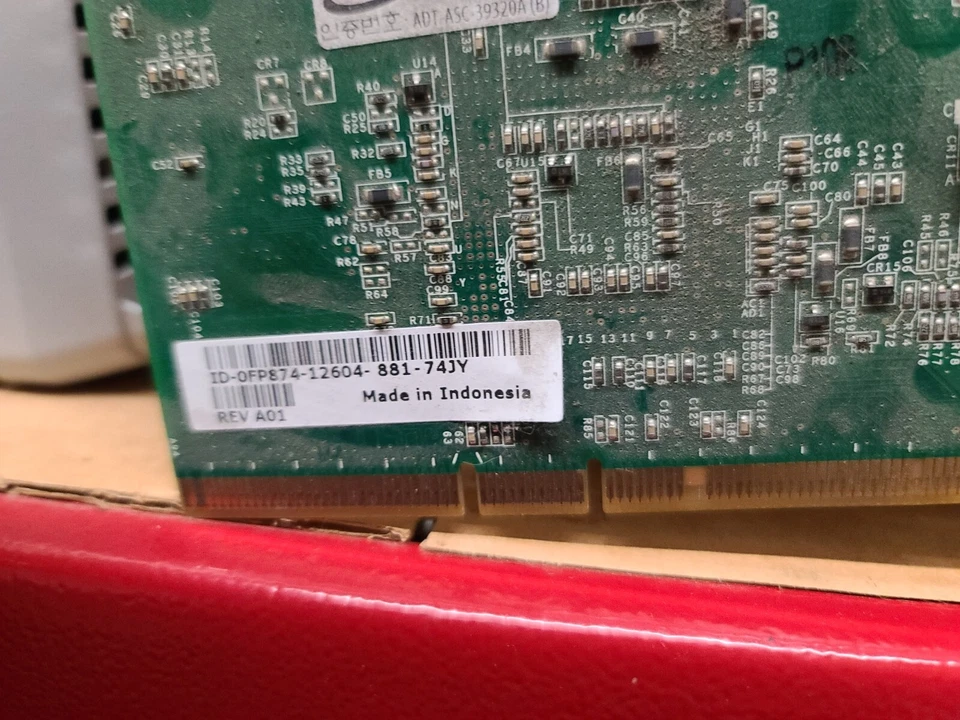 - DELL Adaptec Dual Channel PCI-X SCSI Card ASC-39320A | 0FP874 | FP874 - Image 4 of 4