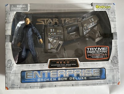 STAR TREK ENTERPRISE BROKEN BOW DELUXE NX-01 BRIDGE REED ART ASYLUM 2002 NEW