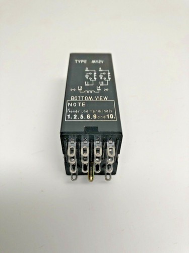 Relé de retardo de tiempo Omron Type MY2V 5 seg - Bobina de 100 VCA - Nuevo - Imagen 2 de 2