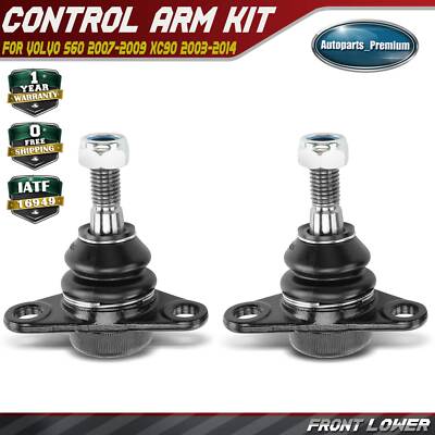 2Pcs Front Lower Ball Joint for Volvo S60 2007-2009 XC90 2003 2004-2014 ...
