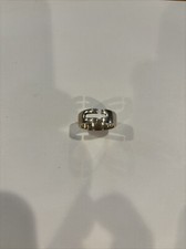 sterling silver Cross Ring Size 8 Handmade