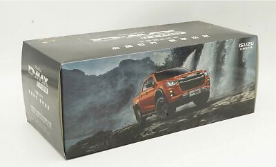 1/18 Scale ISUZU D-MAX Pickup 2023 Orange Diecast Car Model