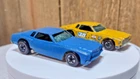 Hot Wheels Redline Monte Carlo Flying Low 1974 Stock Blue & Yellow x2 SEE VIDEO