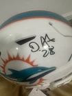Devon Achane Autographed Miami Dolphins SpeedFlex Tribute Helmet Beckett 54964