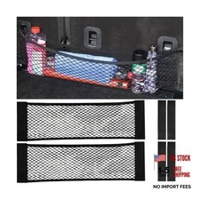 AUCELI Car Mesh Cargo Net, 2PCS 9.8 x 31.5in Elastic Vehicle Storage Mesh