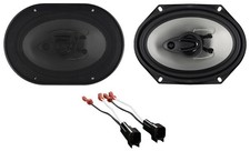 Rockville 6x8" Rear Speaker Replacement Kit For 2008-10 Ford F-250/350/450/550