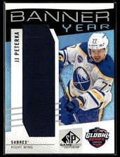 2025-26 SP Game Used Global Series Devils vs. Sabres Banner Year Relics JJ