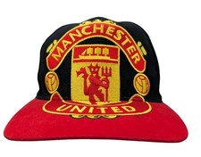 Berretto Manchester United taglia unica uomo nero cotone regolabile OSFM spedizione gratuita 