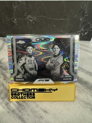2025 Topps Chrome Formula 1- McLaren Team Duo B/W Ray Wave