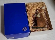 Marolin Paper Mache Germany German Easter Old World Bunny Rabbit Painted Eggs