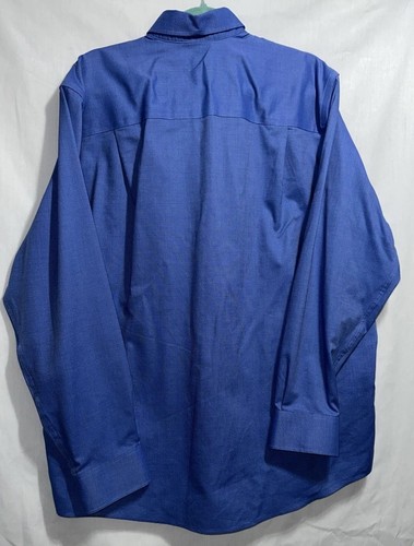 Cutter & Buck Shirt Mens Large Blue Button Down UK Logo Long Sleeve Logo - Picture 7 of 11