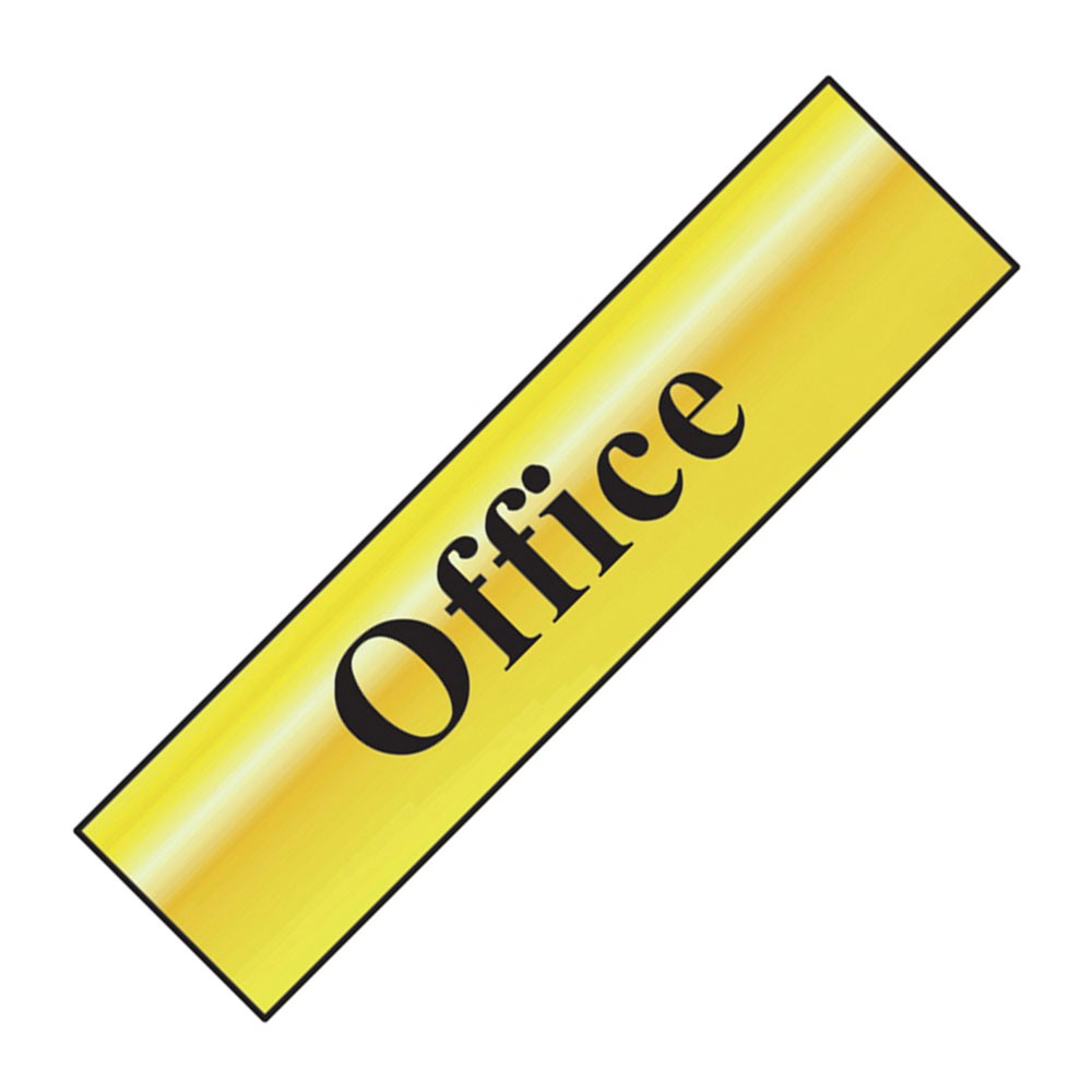 Scan Office - Polished Brass Effect 200 x 50mm