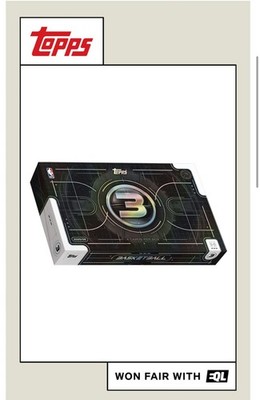 2025-26 Topps Three Basketball Hobby Box - Brand New & Sealed / Confirmed Order