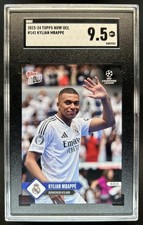 2023 Topps Now UEFA Kylian Mbappe #141 Real Madrid SGC 9.5