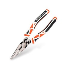 8 Inch High Leverage Heavy Duty CR-V Steel, Large Soft Girp Needle Nose Pliers