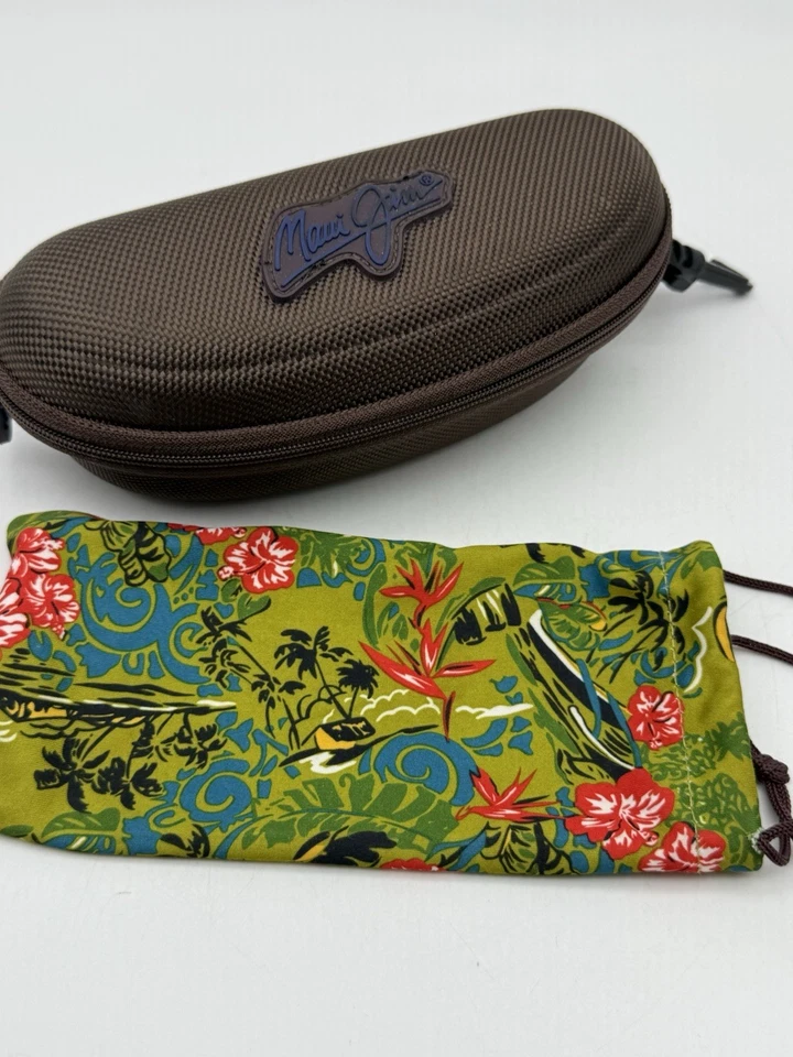 Gafas de sol polarizadas vintage Maui Jim Lilikoi MJ 286 22 D con marco de arenisca y HCL Foto 2 de 4