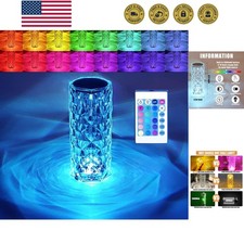 Luxury RGB Touch  Remote Table Lamp - Perfect for Home Decor  Gifting