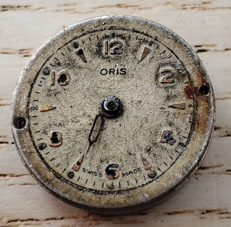 Oris Cal 612 Watch Movement 19.8mm for Parts or Repair