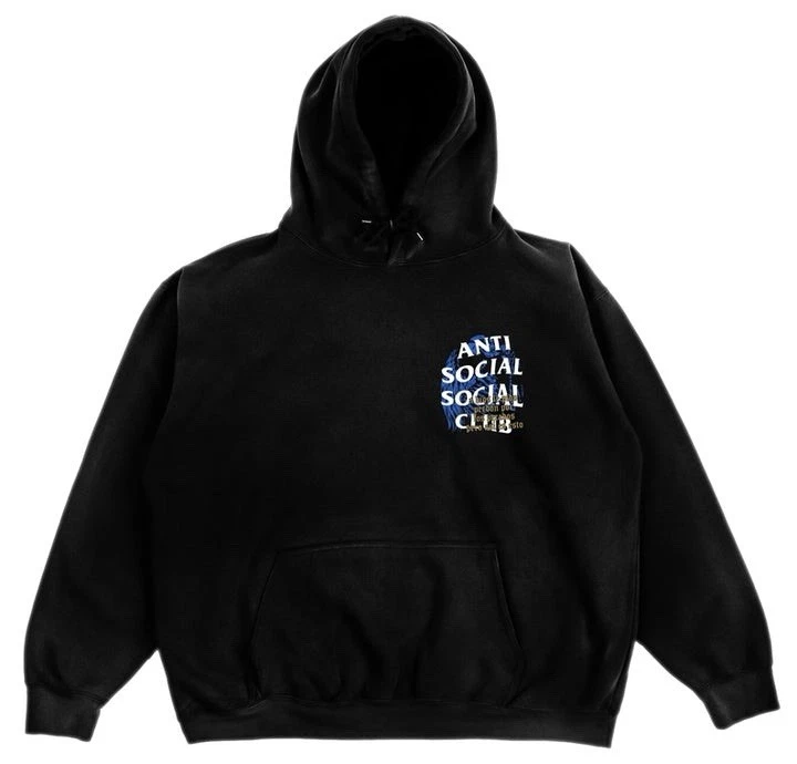 Anti Social Social Club logo-appliqué Hoodie | Grey