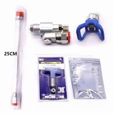 25mm Lengthening Clean Shot Shut-Off Valve w/ 517 Tip for Paint Gun fits 287030