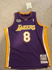 Kobe Bryant 2000-01 NBA Finals LA Lakers Mitchell & Ness Authentic Jersey (48)
