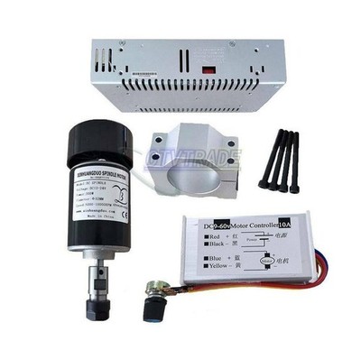 200W Air cooled 0.2kw DC24V 10000RPM High Speed CNC spindle Motor For CNC New *y