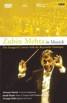 Zubin Mehta - In Munich: The Inaugural Concert with the B... | DVD | Zustand gut