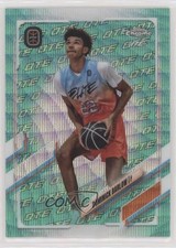 2021 Chrome OTE Overtime Elite Aqua & Green Wave Refractor Dominick Barlow 09an