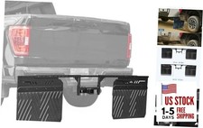 2" Hitch Mount Mud Flaps   Adjustable Universal Fit for Trucks, SUVs,