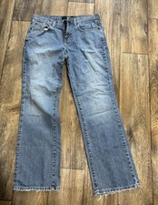 Y2K Calvin Klein Women  s Bootcut Jeans Size 10 Medium Blue Wash