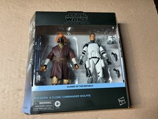 Star Wars Figure TBS The Black Series Plo Koon & Clone Commander Wolffe 2 Pack