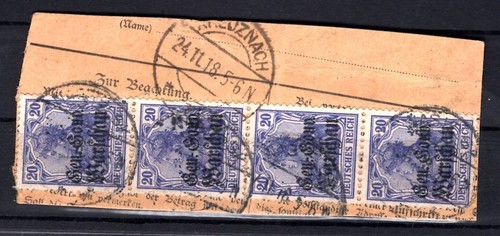 Polonia 13d Per 4 Su Package Card Section BPP (L1244