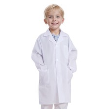 Doctor Scientist Lab Coat for Kids Children Doctor Costume Dress Up Coat for ...