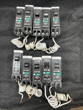 Used 10x EATON CUTLER HAMMER BRN115AF 15A AFCI BREAKER with pigtail wire 