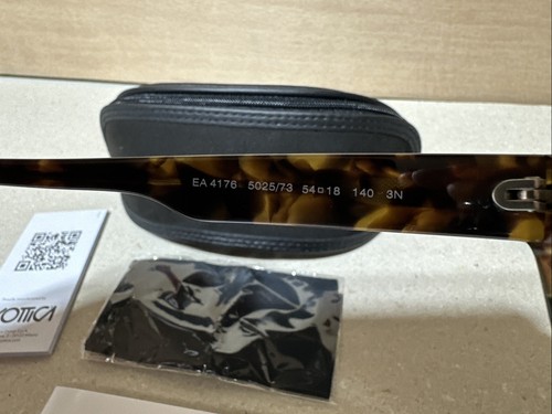 Gafas de sol Emporio Armani EA4176 502573 marrón brillante marrón habana nuevas - Imagen 9 de 13