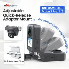 aMagisn for DJI OSMO360 /Action 5Pro/4/3 Adjustable Quick-release Adapter Camera